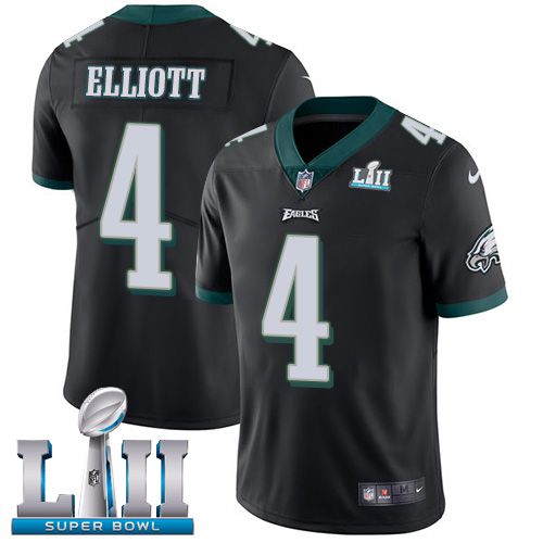 Men Philadelphia Eagles #4 Elliott Black Limited 2018 Super Bowl NFL Jerseys